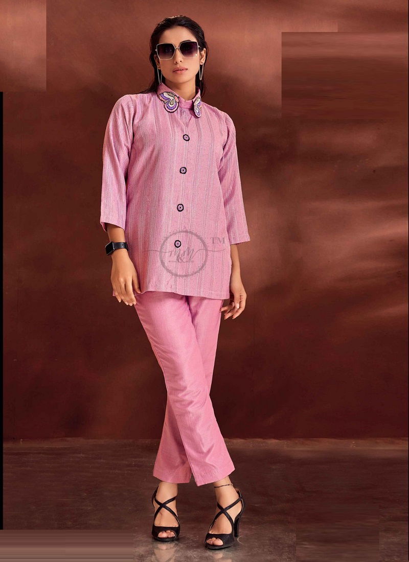 M And M 2813 Size Set Ladies Top With Pants Catalog
